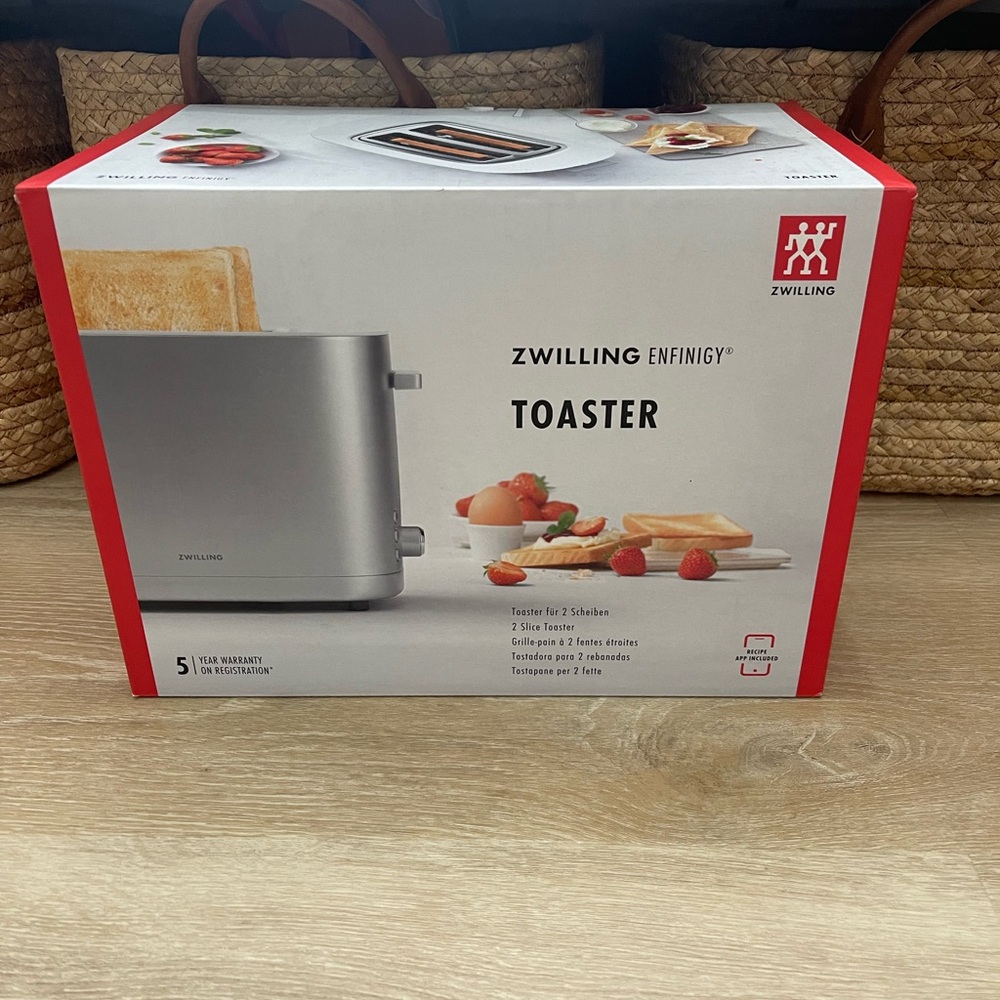 Zwilling Enfinigy toaster -2 slice - new in box